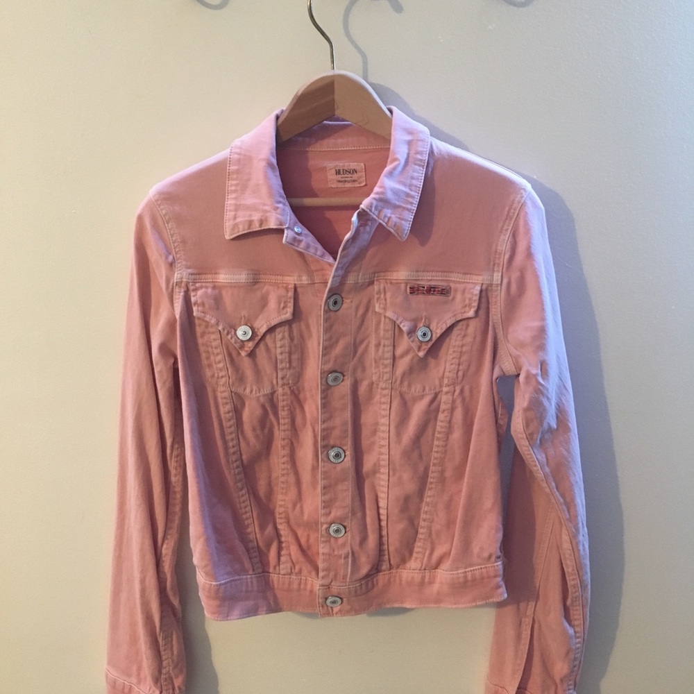 Pink Jean Jacket by Hudson